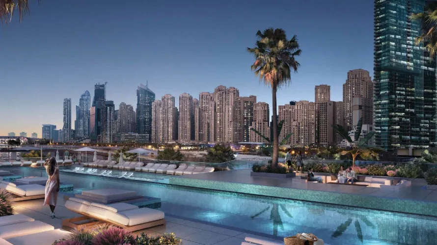 1 غرف نوم شقة في Bluewaters, الإمارات العربية المتحدة رقم 103 № 6