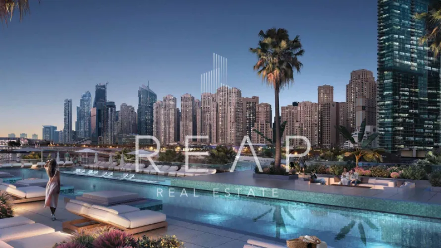 Apartamento de 1 dormitorio en Bluewaters, UAE No. 28 № 5