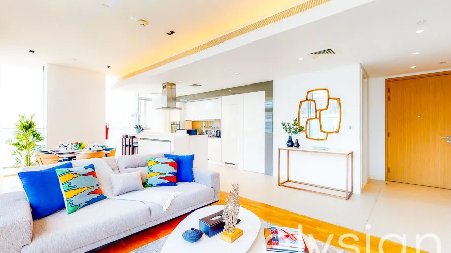 Apartamento de 2 dormitorios en Bluewaters Residences, UAE No. 58 № 3