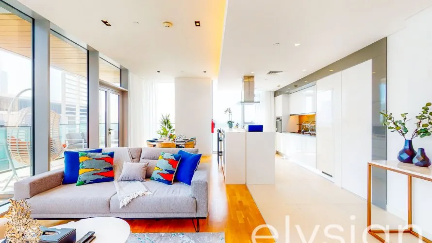 Apartamento de 2 dormitorios en Bluewaters Residences, UAE No. 58 № 2