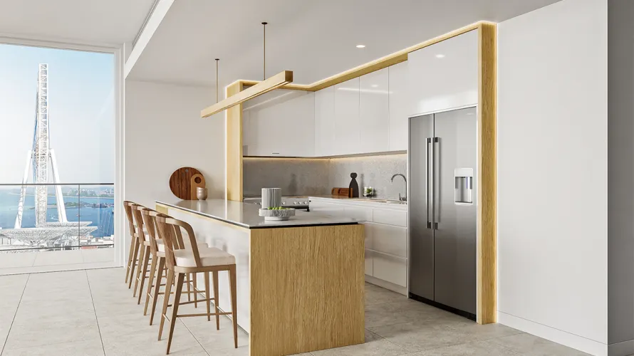 Apartamento de 1 dormitorio en Bluewaters, UAE No. 18 № 1