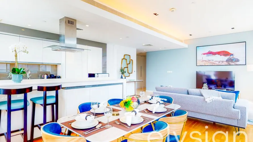 Apartamento de 2 dormitorios en Bluewaters Residences, UAE No. 58 № 8